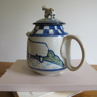 Vintage Dean Pottery Teapot – Handcrafted Ceramic Stoneware Tea Pot