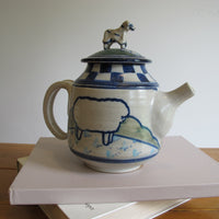 Vintage Dean Pottery Teapot – Handcrafted Ceramic Stoneware Tea Pot