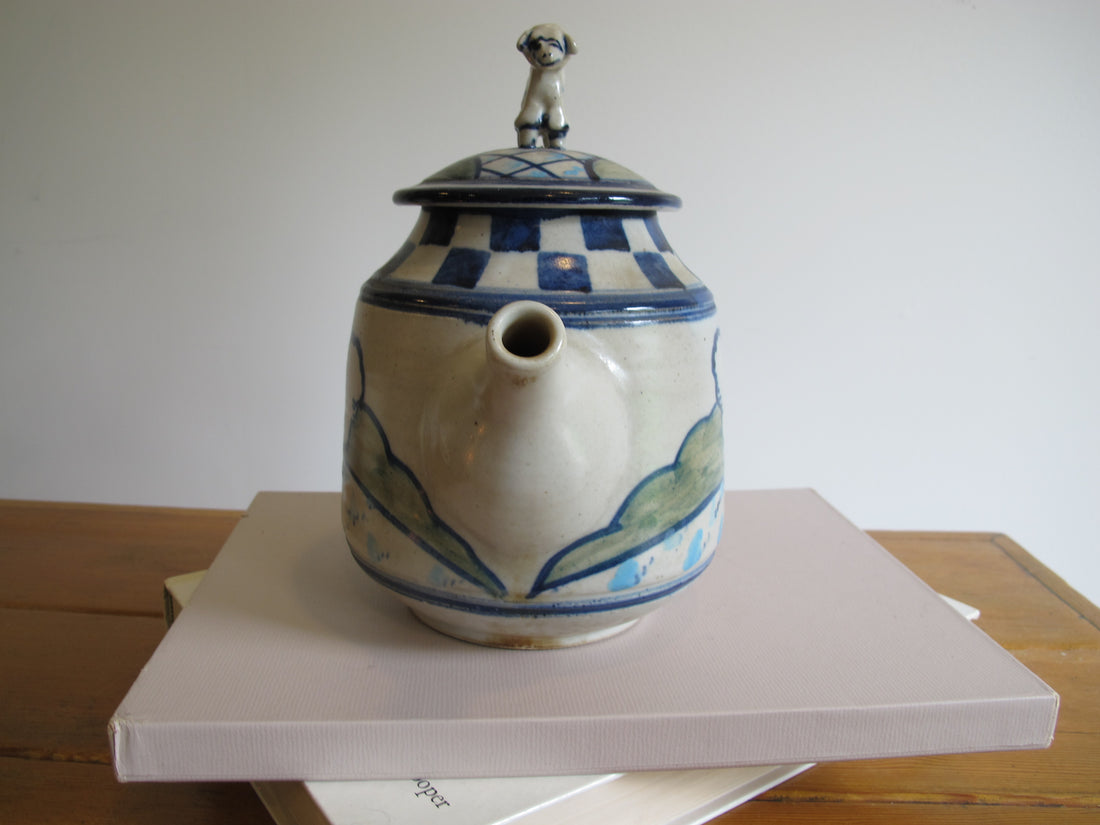 Vintage Dean Pottery Teapot – Handcrafted Ceramic Stoneware Tea Pot