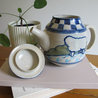Vintage Dean Pottery Teapot – Handcrafted Ceramic Stoneware Tea Pot