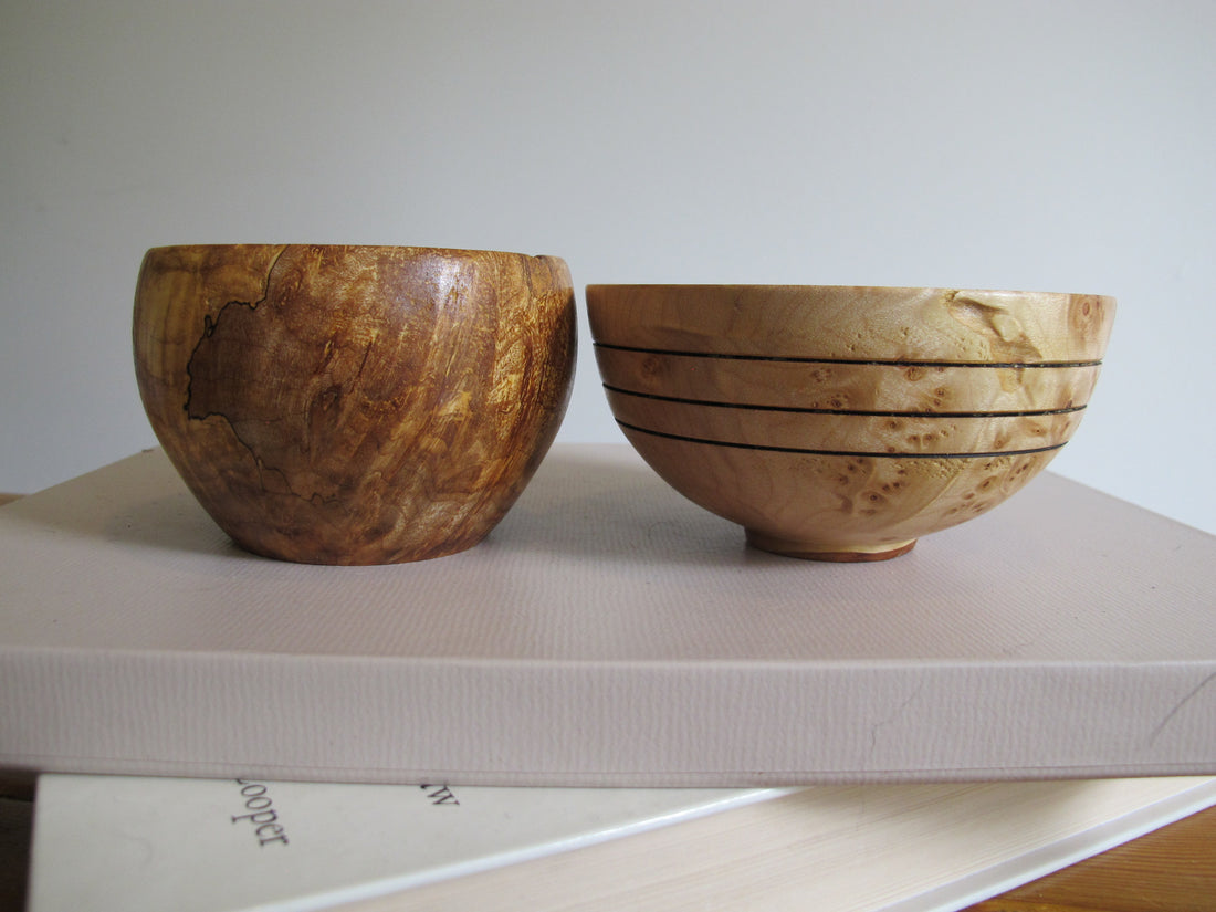 Artisan Lathed Wood Bowls – Hand-Turned Natural Wood Serving & Decor