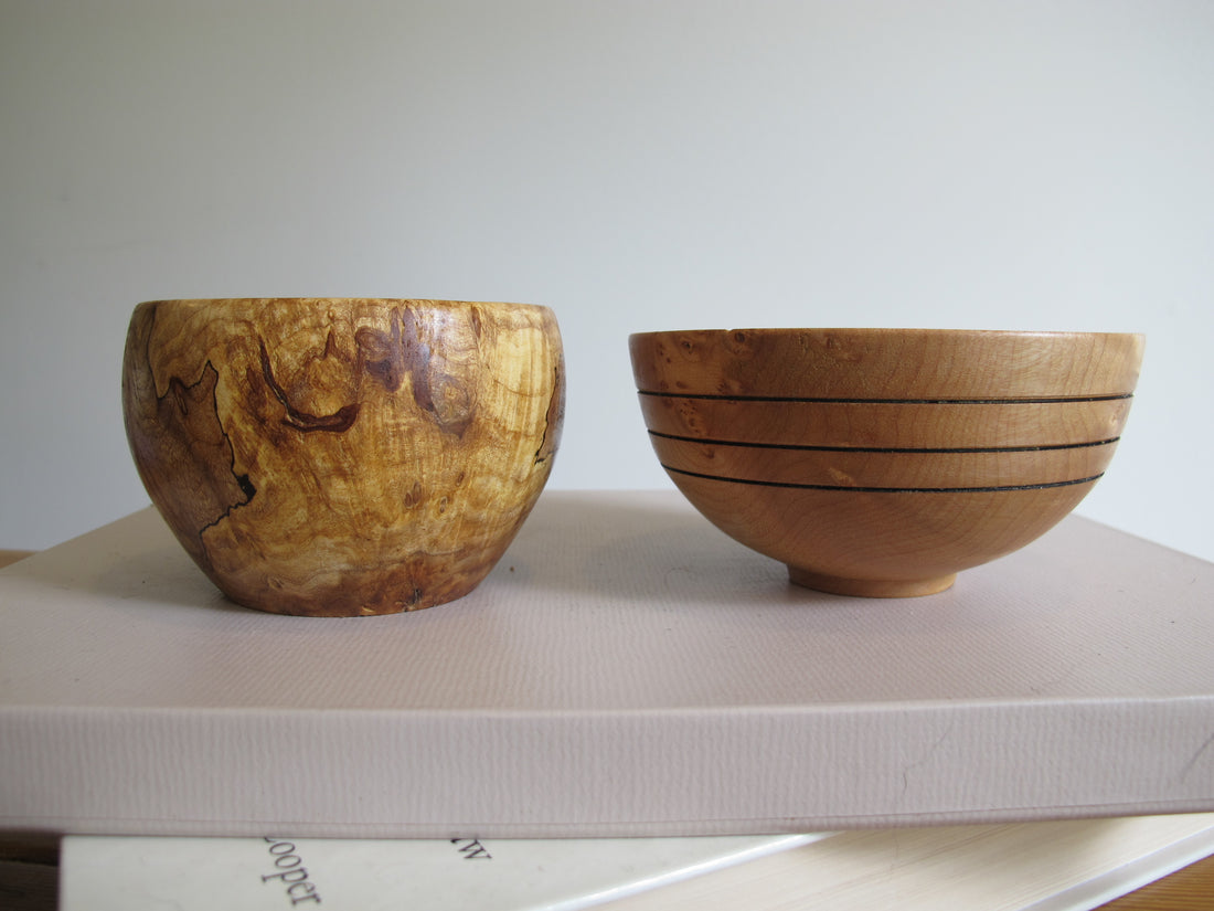 Artisan Lathed Wood Bowls – Hand-Turned Natural Wood Serving & Decor