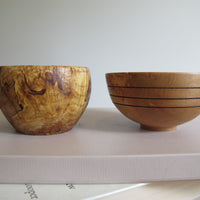 Artisan Lathed Wood Bowls – Hand-Turned Natural Wood Serving & Decor