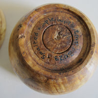 Artisan Lathed Wood Bowls – Hand-Turned Natural Wood Serving & Decor (Sold Individually)
