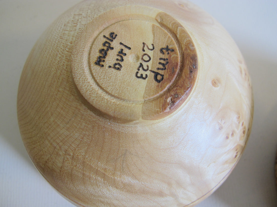 Artisan Lathed Wood Bowls – Hand-Turned Natural Wood Serving & Decor (Sold Individually)