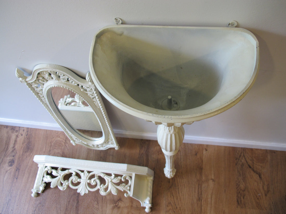 Vintage Homco Wall Décor Collection – Mirror, Planter & Shelf 