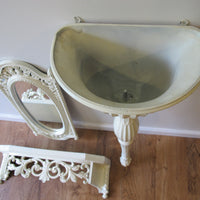 Vintage Homco Wall Décor Collection – Mirror, Planter & Shelf 