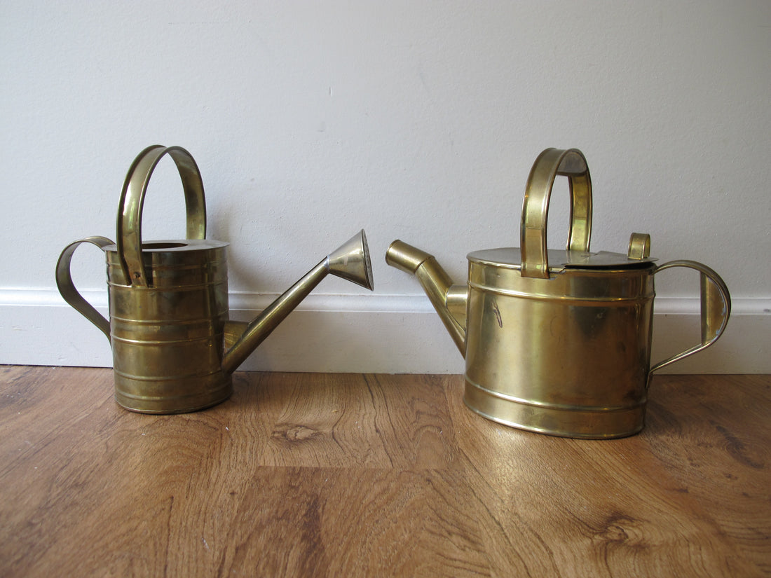 Brass Watering Can Vintage