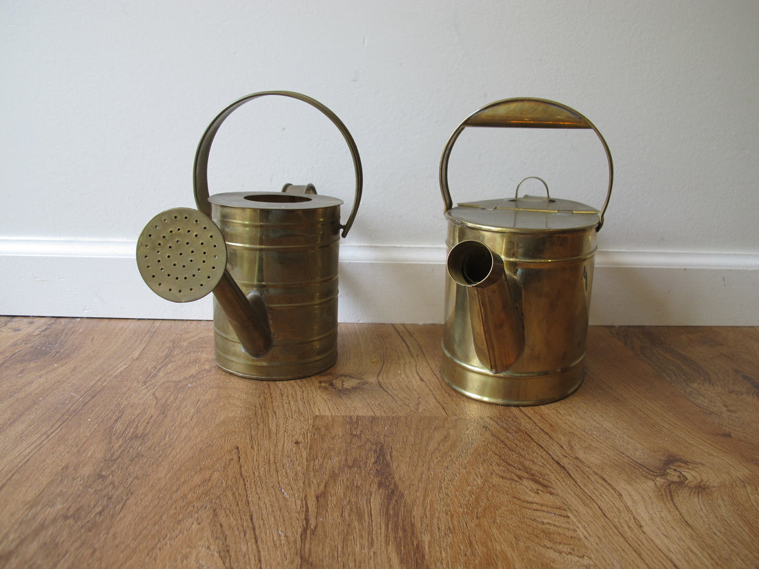 Brass Watering Can Vintage