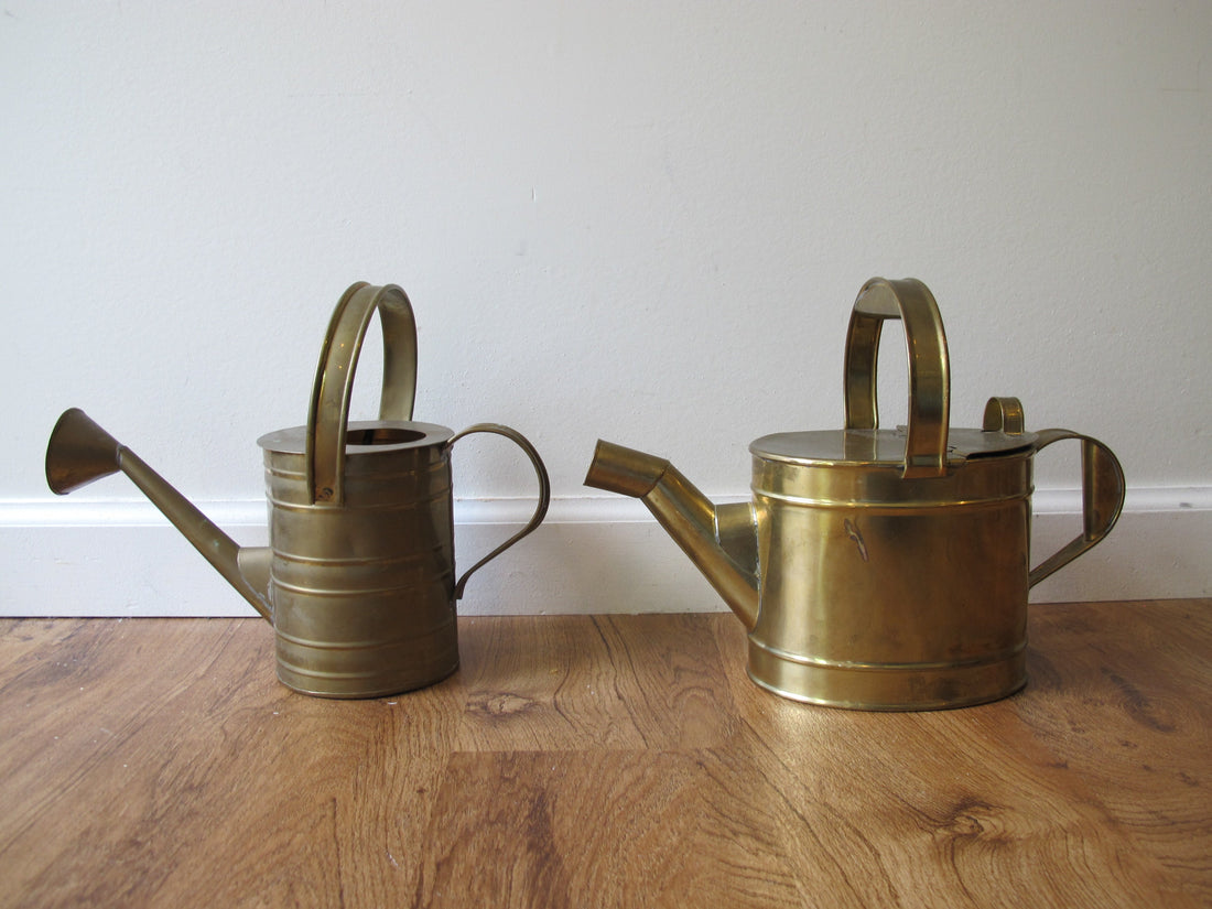 Brass Watering Can Vintage