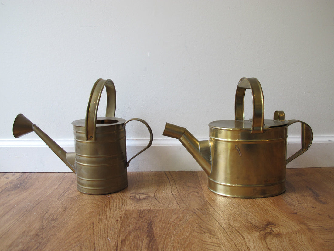 Brass Watering Can Vintage