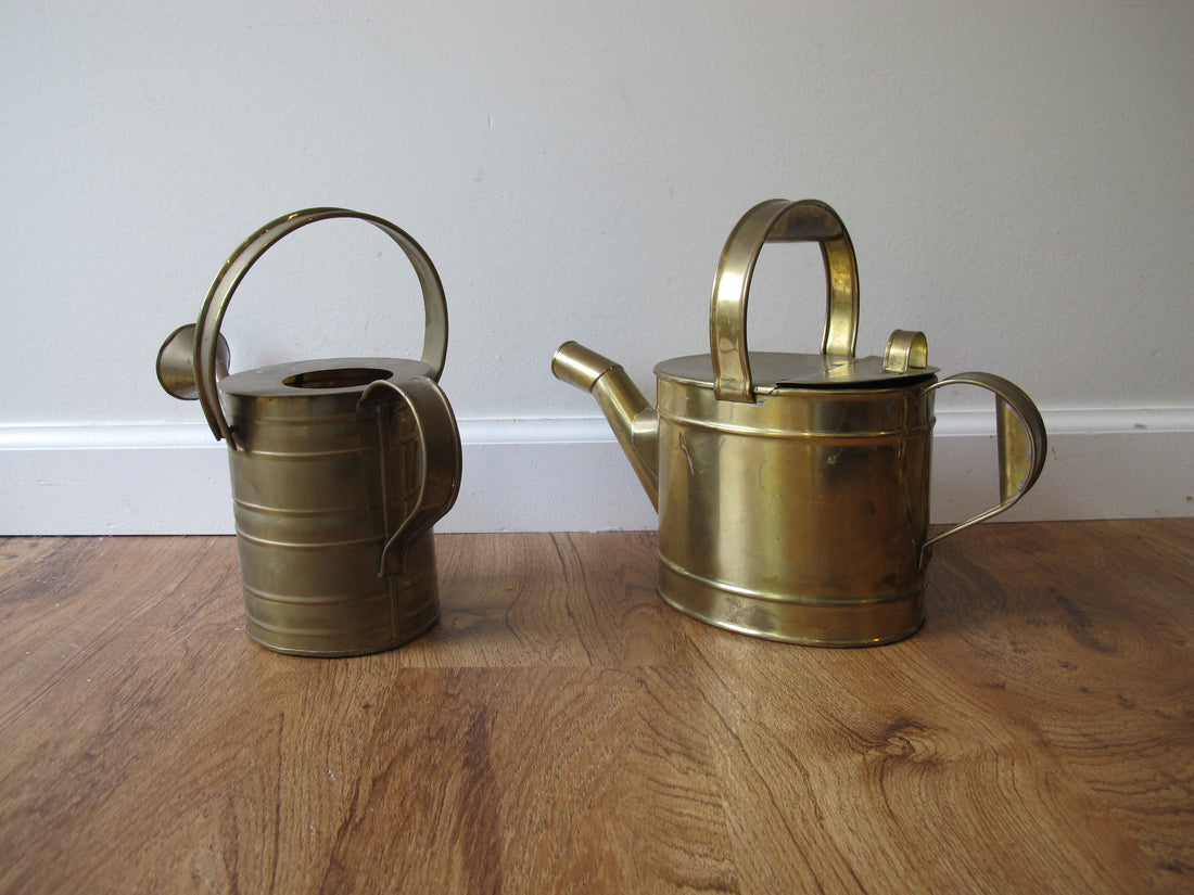 Brass Watering Can Vintage