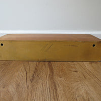 Vintage Danish Modern Teak Wall Shelf with Drawer – Mid-Century Scandinavian Floating Storage