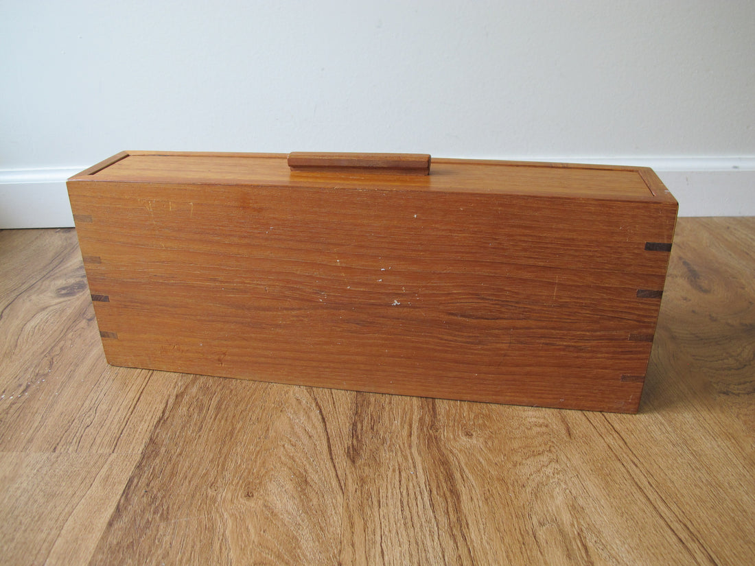 Vintage Danish Modern Teak Wall Shelf with Drawer – Mid-Century Scandinavian Floating Storage
