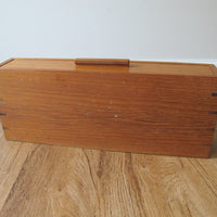 Vintage Danish Modern Teak Wall Shelf with Drawer – Mid-Century Scandinavian Floating Storage