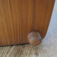 Vintage Teak Wood Bread Box – Handcrafted Thailand Kitchen Storage