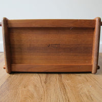 Vintage Teak Wood Bread Box – Handcrafted Thailand Kitchen Storage