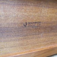 Vintage Teak Wood Bread Box – Handcrafted Thailand Kitchen Storage