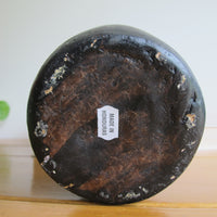 Black Spike Vase Red Clay Hand Spun Pottery Honduras Barro Negro