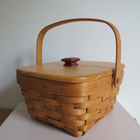 Longaberger Basket with Lid Vintage