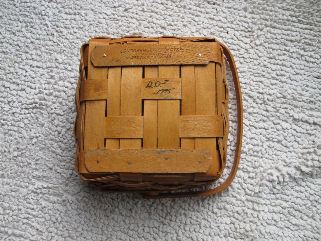 Longaberger Basket with Lid Vintage