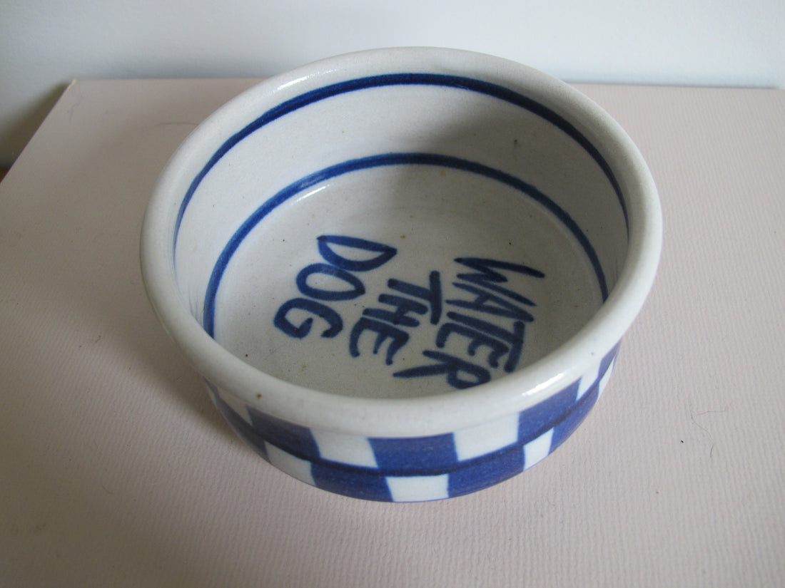 Michael & Linda Soeby Studio Pottery Dog Bowl