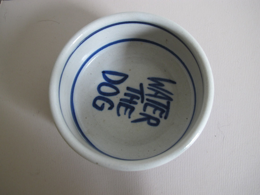 Michael & Linda Soeby Studio Pottery Dog Bowl