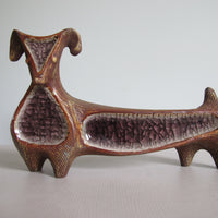 Jonathan Adler Glass Menagerie Dachshund Sculpture Figure Pottery