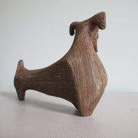 Jonathan Adler Glass Menagerie Dachshund Sculpture Figure Pottery