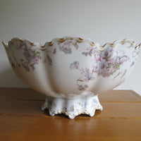 Antique Haviland France Hand-Painted Porcelain Bowl 