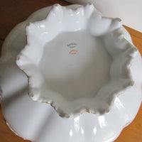 Antique Haviland France Hand-Painted Porcelain Bowl 