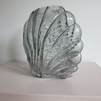 Vintage Glass Shell Vase