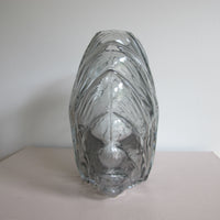 Vintage Glass Shell Vase