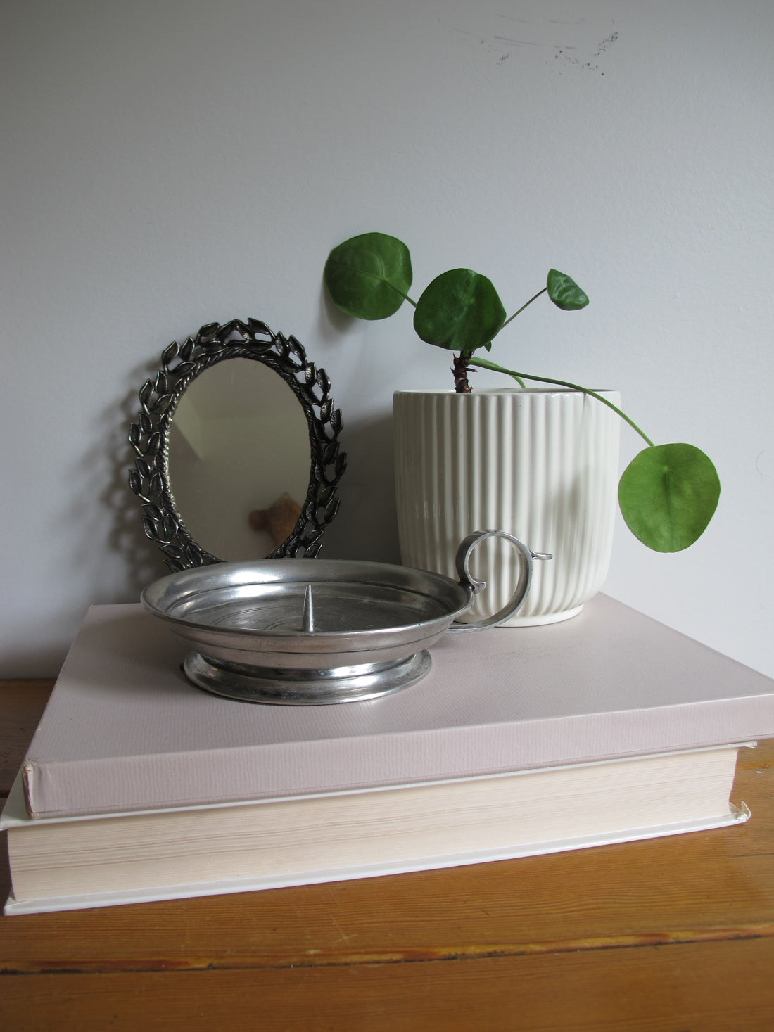 Pewter Arte Italica Marinoni Candle Holder Vintage Large