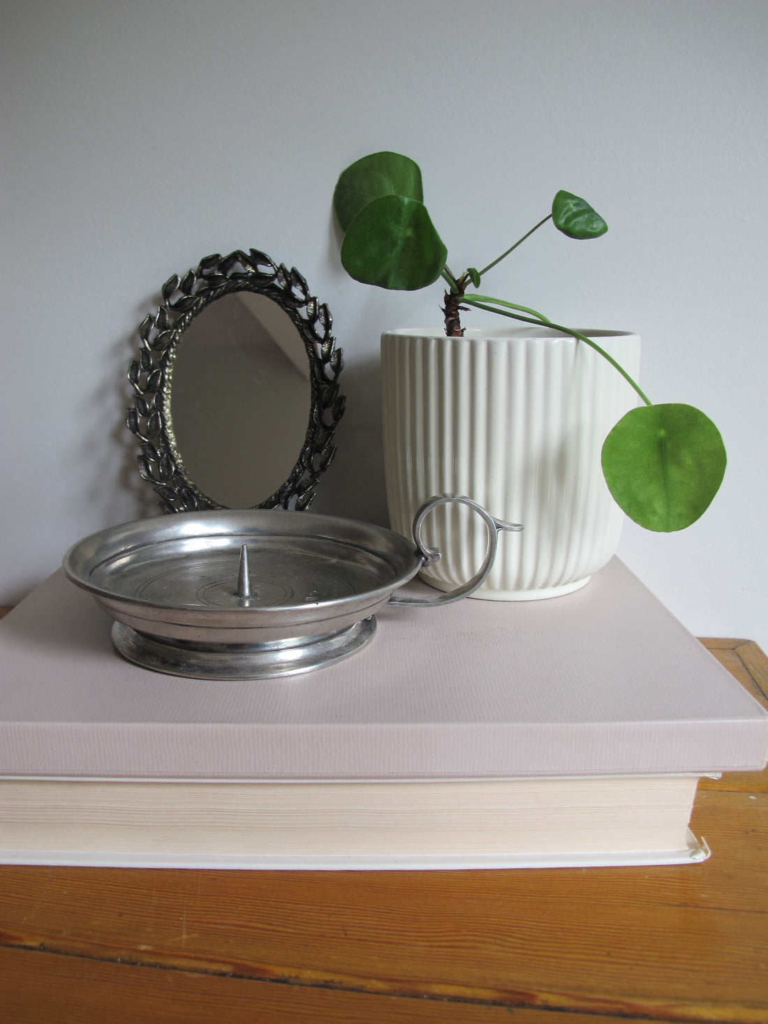 Pewter Arte Italica Marinoni Candle Holder Vintage Large