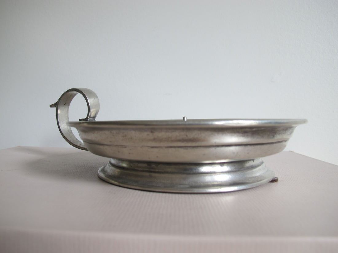 Pewter Arte Italica Marinoni Candle Holder Vintage Large