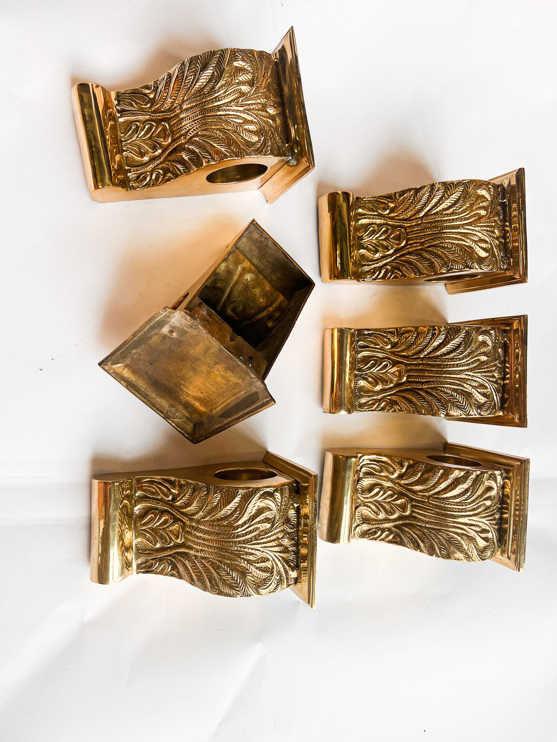 Heavy Solid Brass Wall mount bracket corbels (Sold Individually)