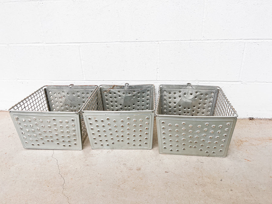 New Locker Baskets Turned Vintage Industrial: How To Make Metal