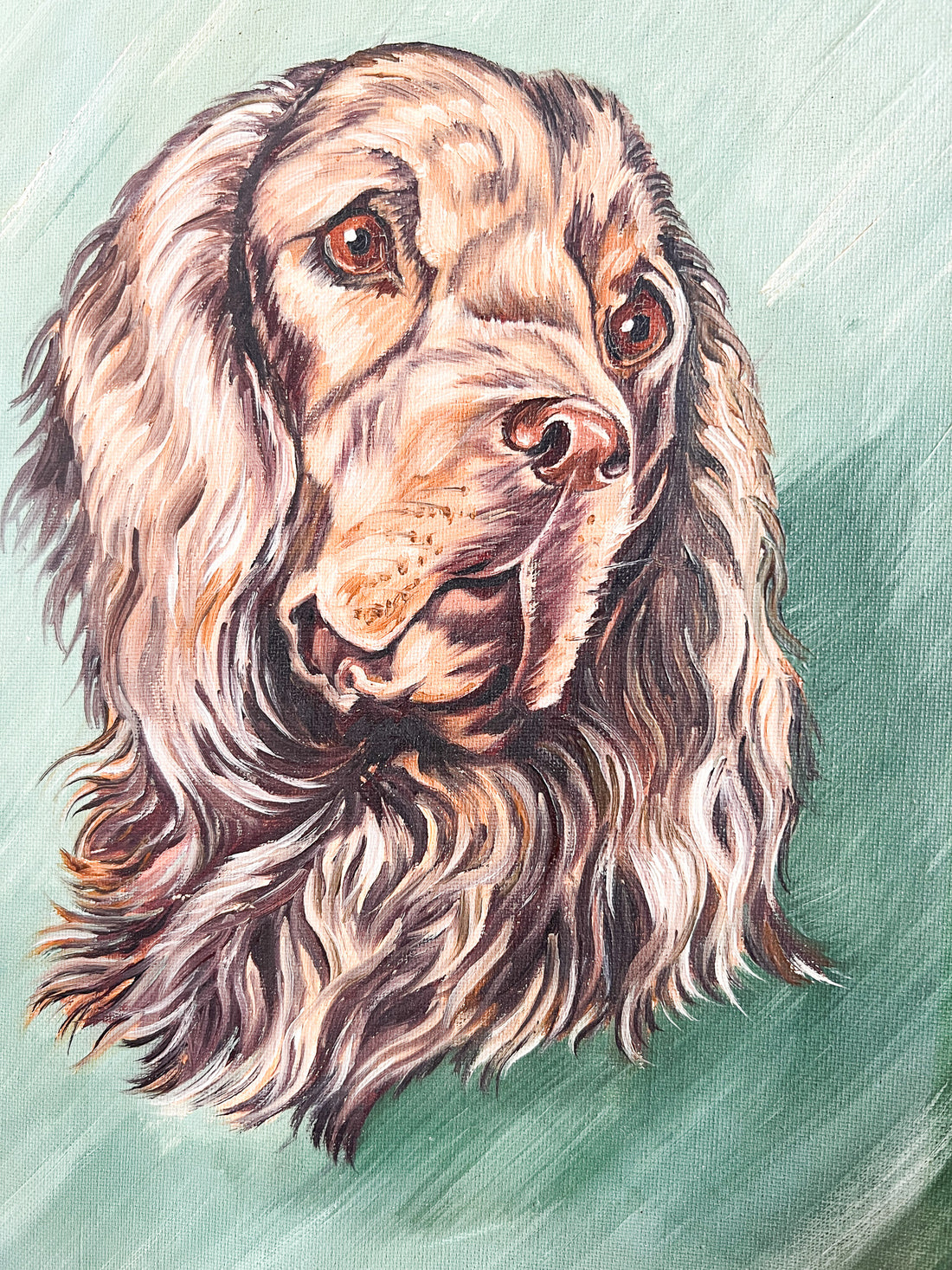 Dog Pet Portraits Antique Original Painting Art (Sold Individually)