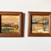 Tatjana Caechun Wilno Mini Landscape Paintings