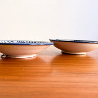 Teresa Parzobispo 1992 Blue and White Ceramic Bowls