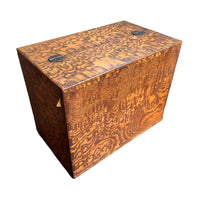 Marbled Wood Antique Sewing Box