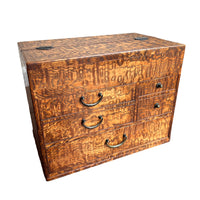 Marbled Wood Antique Sewing Box