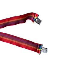 Rainbow Leathercraft Suspenders With Leather and Metal Hardware