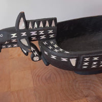 Pearl Inlay Solomon Islands wood bowl art