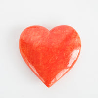 Red Stone Heart Paper Weight or Heart Box Made in Italy (Sold Separately)