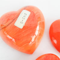 Red Stone Heart Paper Weight or Heart Box Made in Italy (Sold Separately)