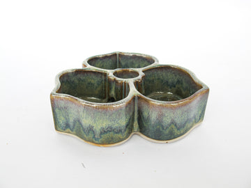 Bay Ceramics Floral Pottery Dish