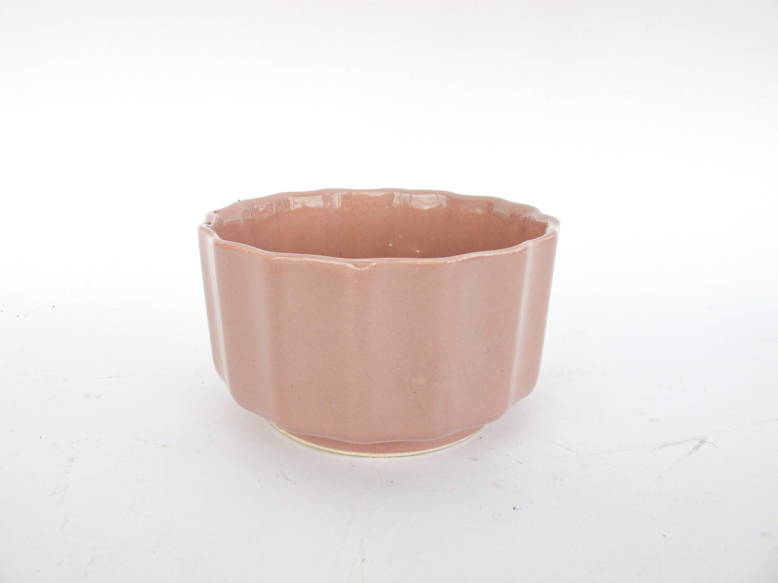 Wavy Studio Pottery Ceramic Red Wing Vase and Covina Pottery Plant Pot (Sold Separately)