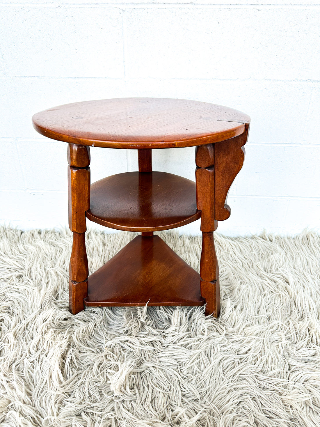 Cushman Solid Crafted Wood Round Table